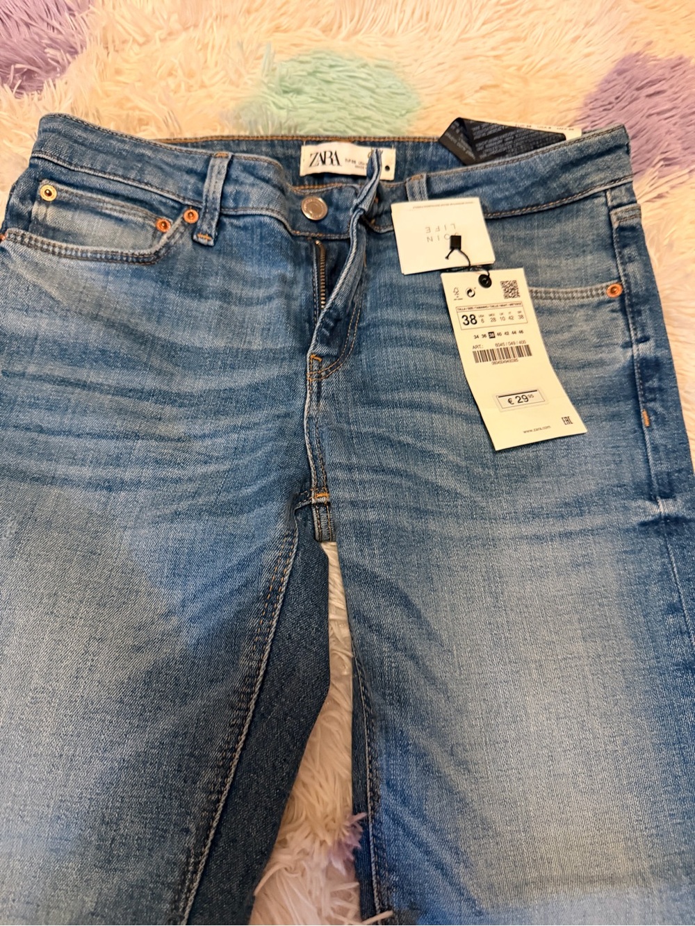 Zara Light Blue Skinny Jeans - Women